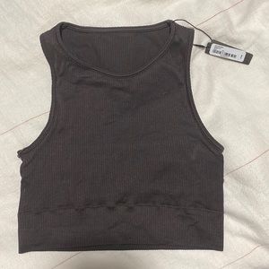 SKIMS Rib High Neck Bralette